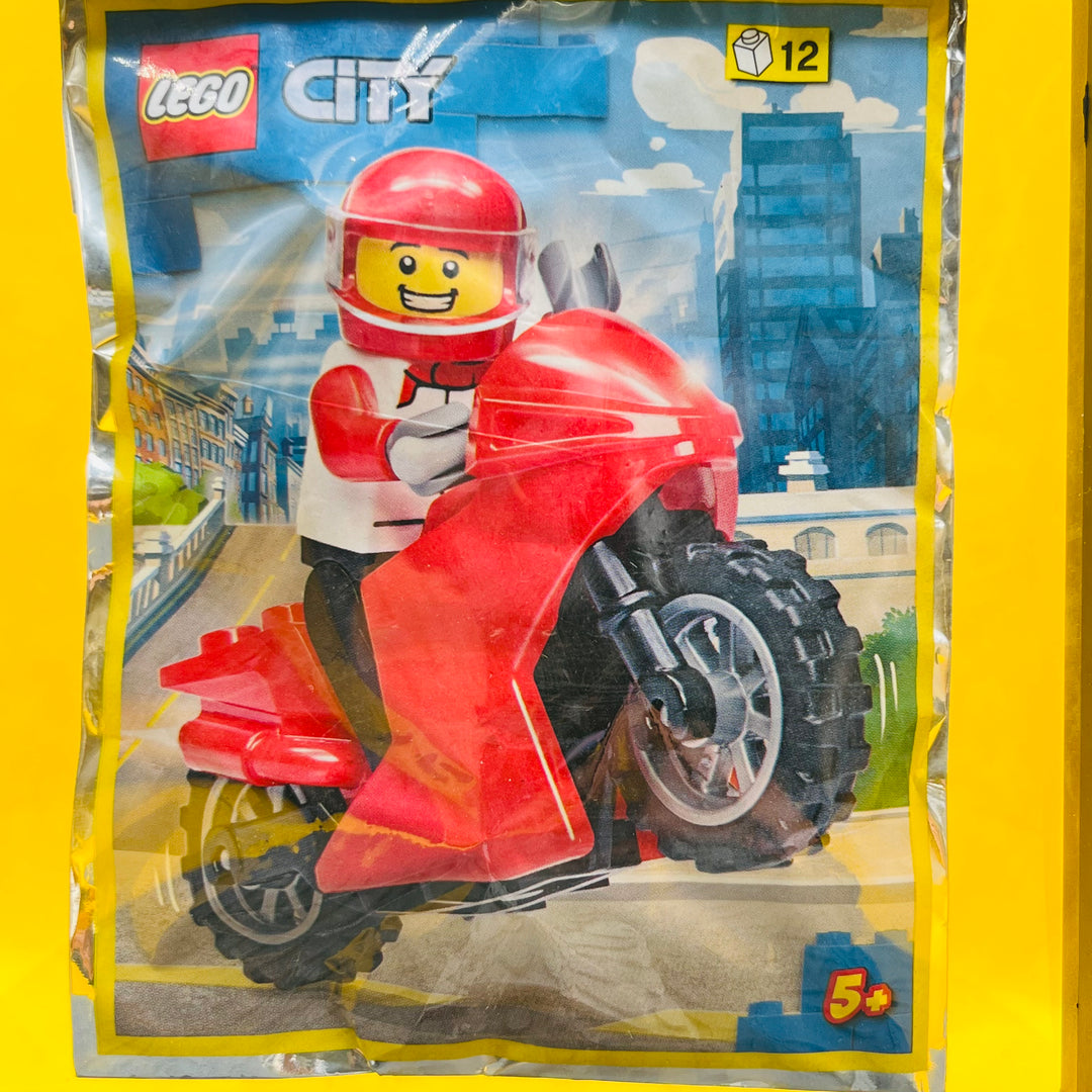 LEGO City Sets Motorcycle with Rider - Foil Pack (EU Exclusive) 952203