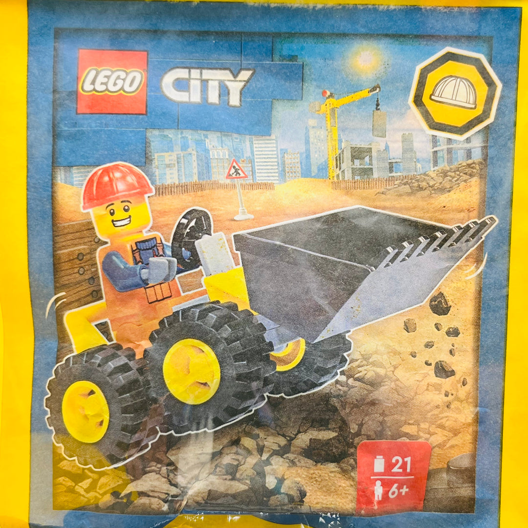 LEGO City Sets Builder with Digger - Paper Bag (EU Exclusive) 952310