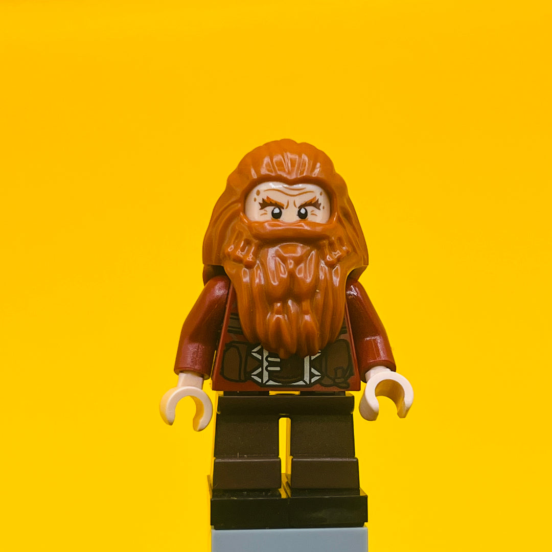 LEGO The Hobbit Minifigure Groin the Dwarf - Dark Orange Hair lor055