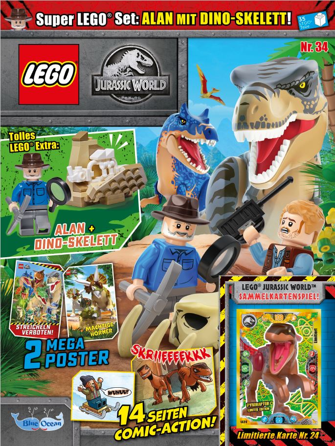 LEGO Jurassic World Magazine Issue #34 (German Version 🇩🇪)