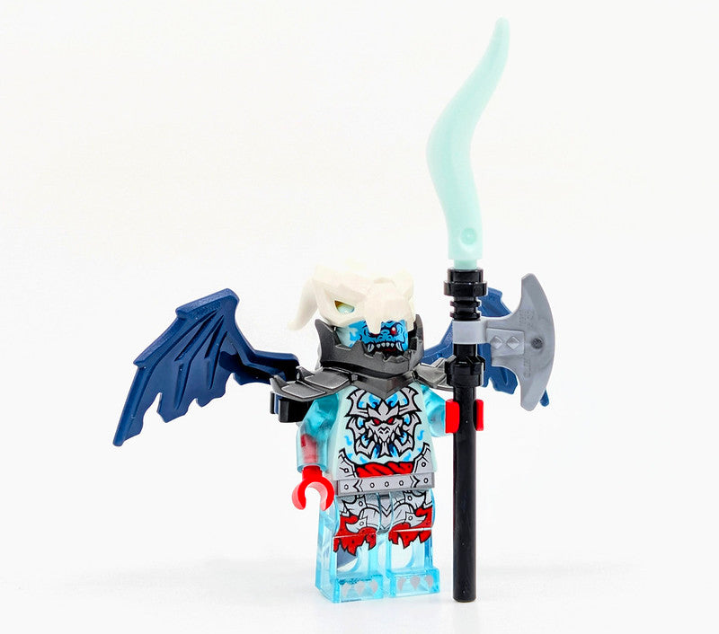 LEGO Ninjago Magazine Issue 136 cover with the Spectral Dragonian Tyr foil pack