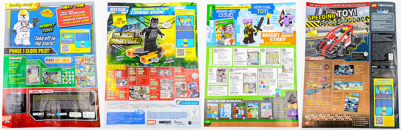 LEGO Super Hero Legends Magazine Issue 33: The Black Panther Issue That Skipped the Tin