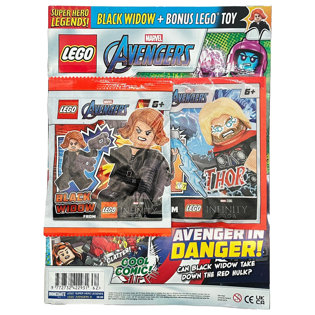 LEGO Super Hero Legends Magazine Issue 31: The One That Came With Two Foil Packs