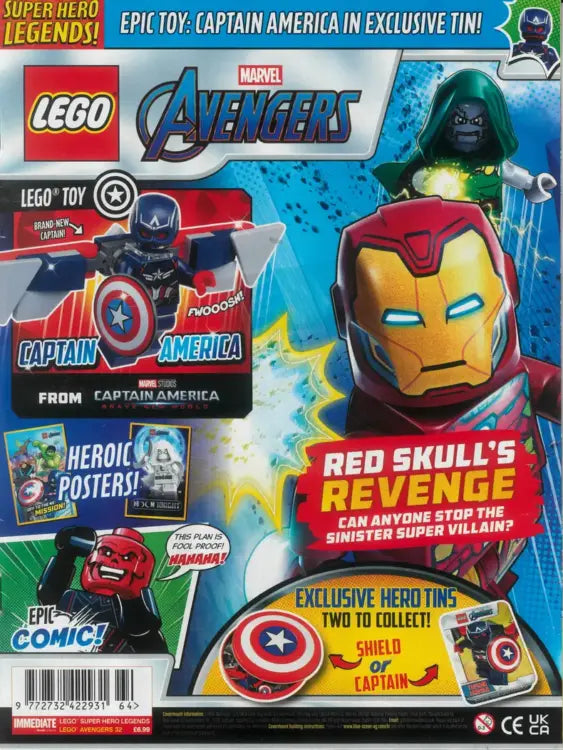 LEGO Super Hero Legends Magazine Issue 32: The Avengers Issue That Borrows a Bat-Signal