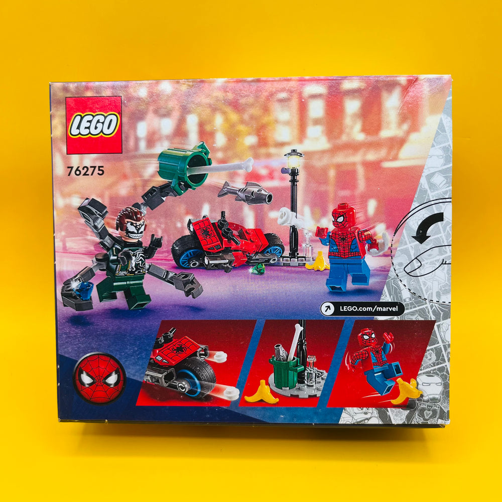 LEGO MARVEL: Motorcycle Chase: Spider-Man vs. Doc Ock Set (76275) Sealed in box