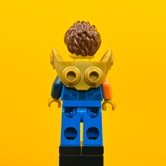 LEGO Nexo Knights Minifigure Clay Moorington - Hair, Pearl Gold Armor nex147