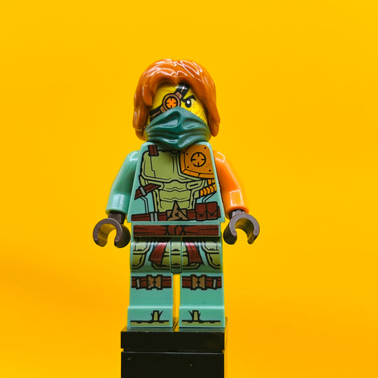 LEGO Ninjago Minifigure Ronin - Legacy, Dark Green bandana njo657