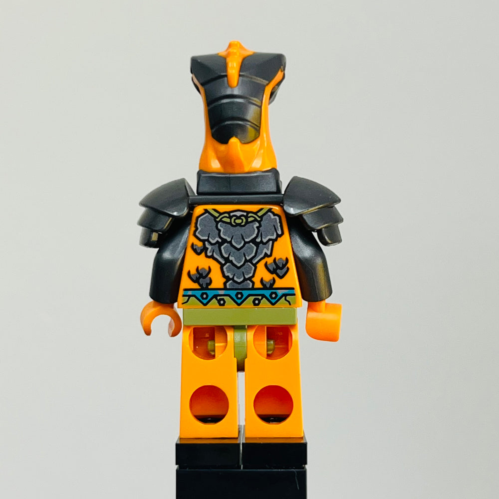 LEGO Ninjago Minifigure Boa Destructor - Breastplate Torso, Pearl Dark Gray Head, Shoulder Pads njo718