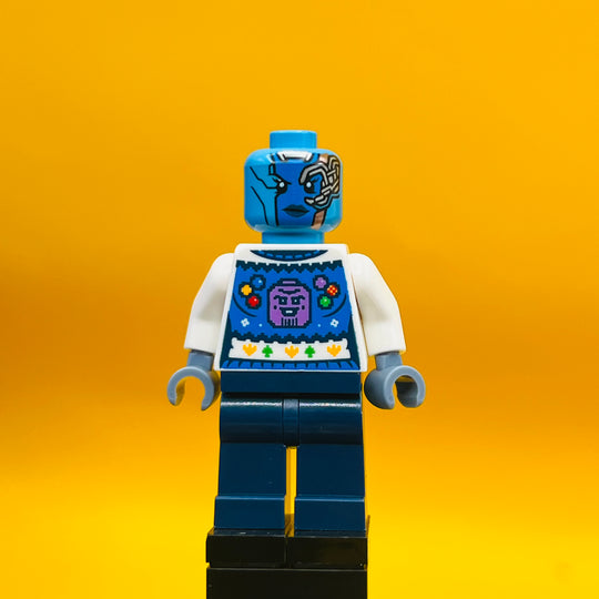 LEGO Marvel Super Heroes Minifigure Nebula - Holiday Sweater sh0835