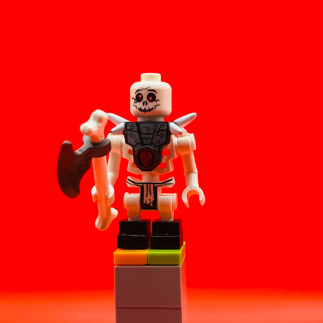 LEGO Ninjago Minifigure Bonezai (Skulkin) - Horizontal Grip Hands, Armor njo022