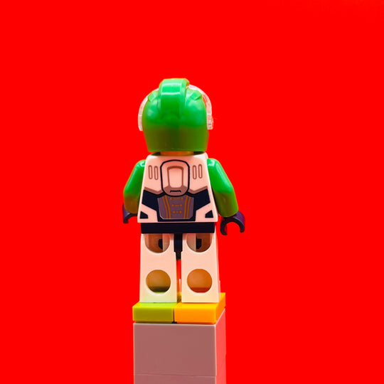 LEGO City Minifigure Astronaut - Female, White Spacesuit with Bright Green Arms and Helmet cty1759