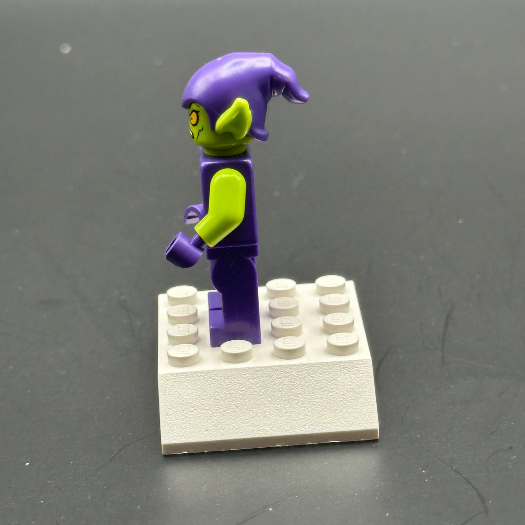 Lego Green Goblin Minifigure Green Goblin - Lime Skin, Dark Purple Outfiy sh0545