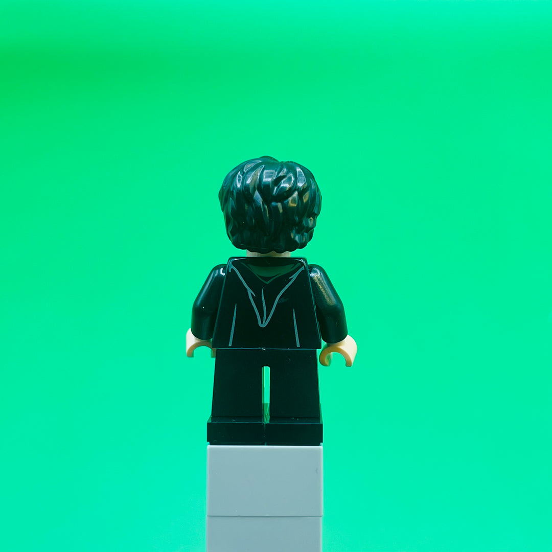 LEGO Harry Potter Minifigure Harry Potter - Black Slytherin Robe and Short Legs (Gregory Goyle Transformation) hp285