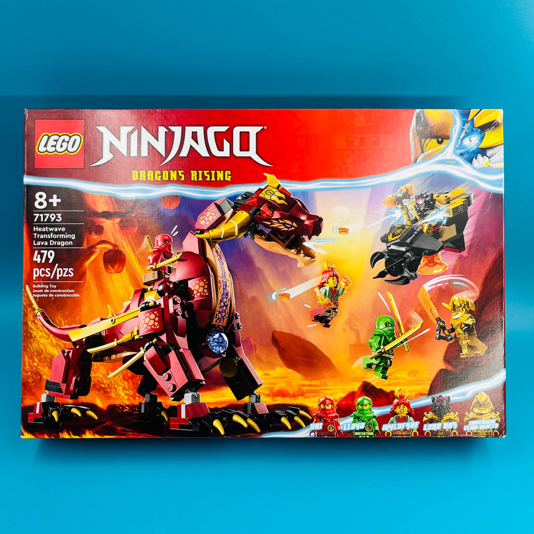 LEGO Ninjago: Heatwave Transforming Lava Dragon set (71793) Sealed in box