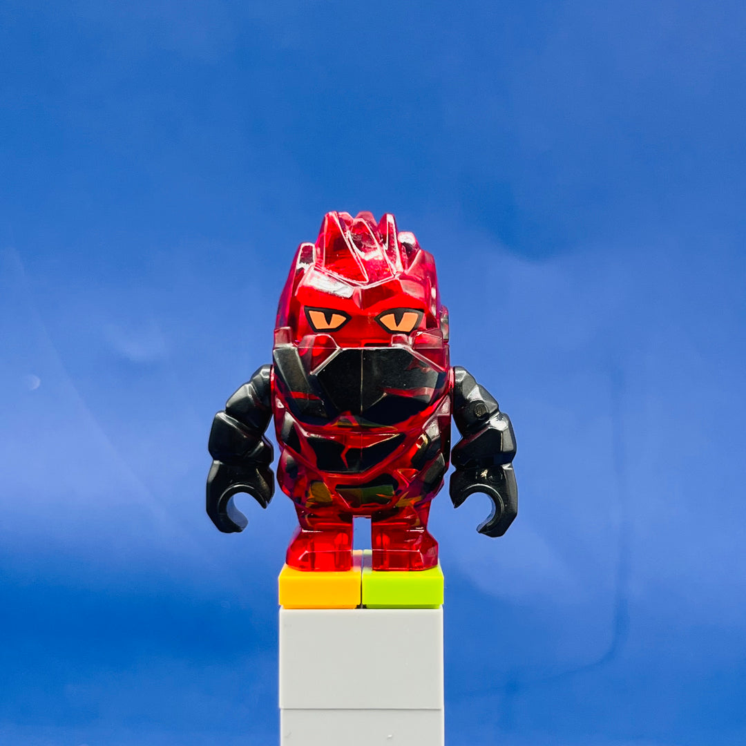 LEGO Power Miners Minifigure Rock Monster - Infornox (Trans-Red)  pm027