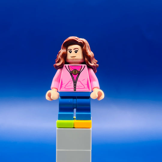 LEGO Harry Potter Minifigure Hermione Granger - Bright Pink Jacket with Time Turner hp181