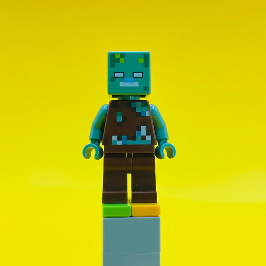 LEGO Minecraft Minifigure Drowned Zombie min088