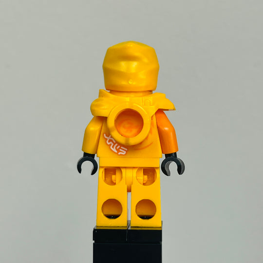 LEGO Ninjago Minifigure Arin- Shirt with Orange Dragon, Hood njo822