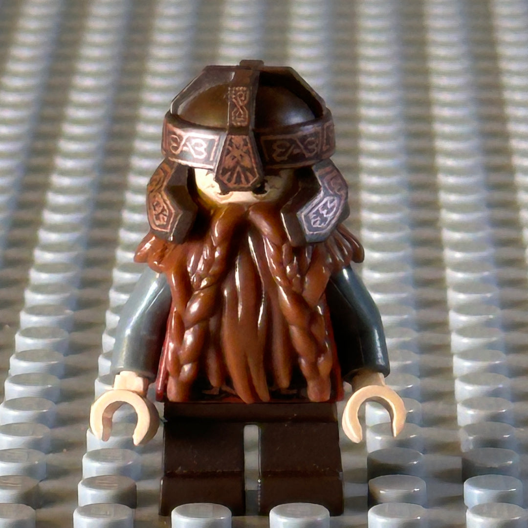 Gimli Minifigure Gimli - Eyelids lor013