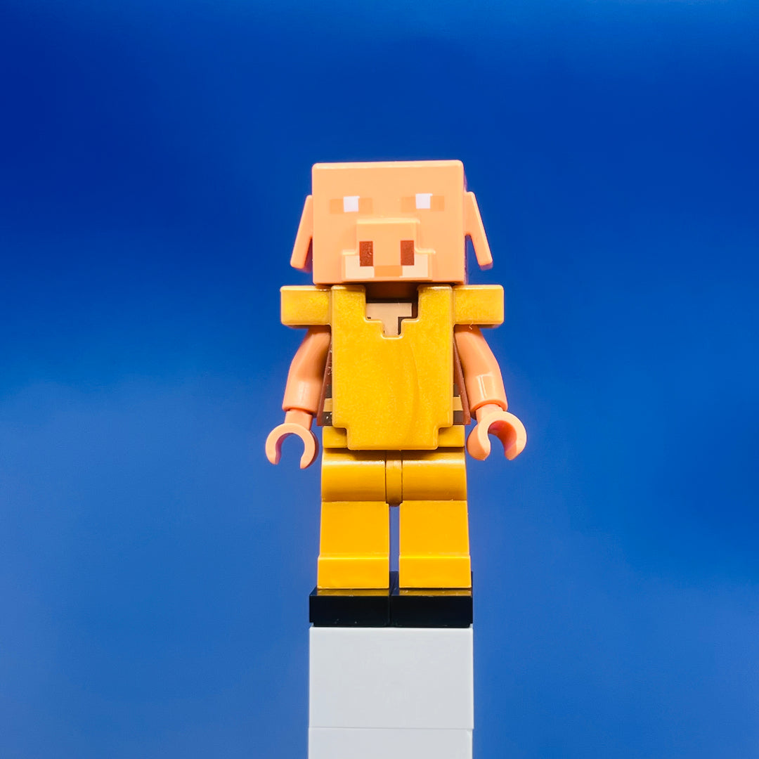 LEGO Minecraft Minifigure Piglin - Pearl Gold Legs and Armor min096