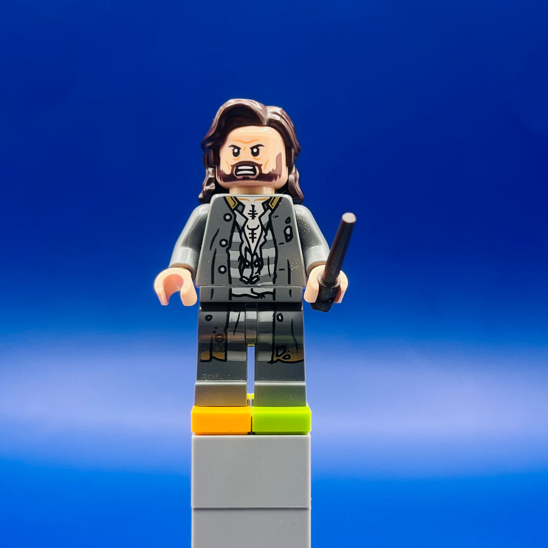 LEGO Harry Potter Minifigure Sirius Black Dark Brown Hair, Dark