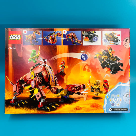 LEGO Ninjago: Heatwave Transforming Lava Dragon set (71793) Sealed in box