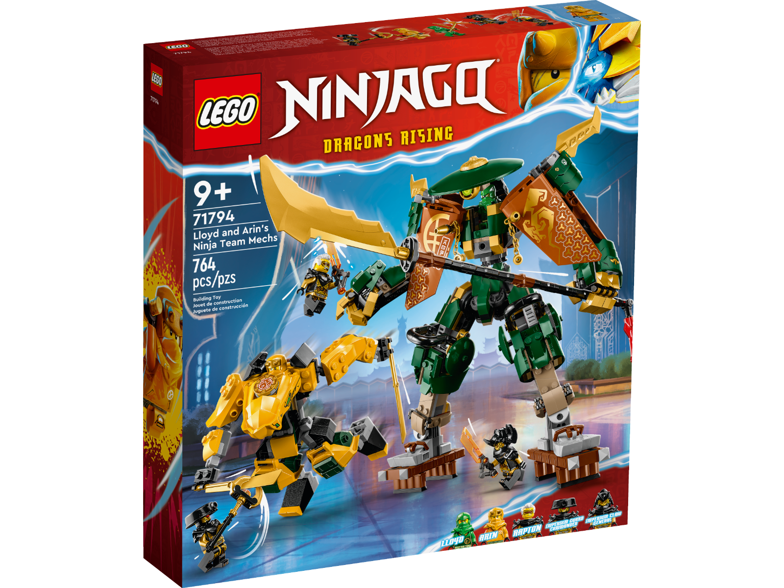 LEGO 71794 Ninjago Lloyd and Arin's Ninja Team Mechs