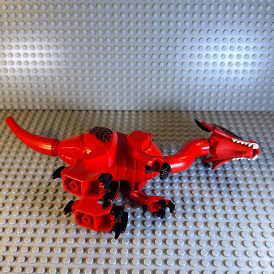 LEGO Castle Minifigure Red Dragon Big Fig, No Wings, Missing tail piece, 70403