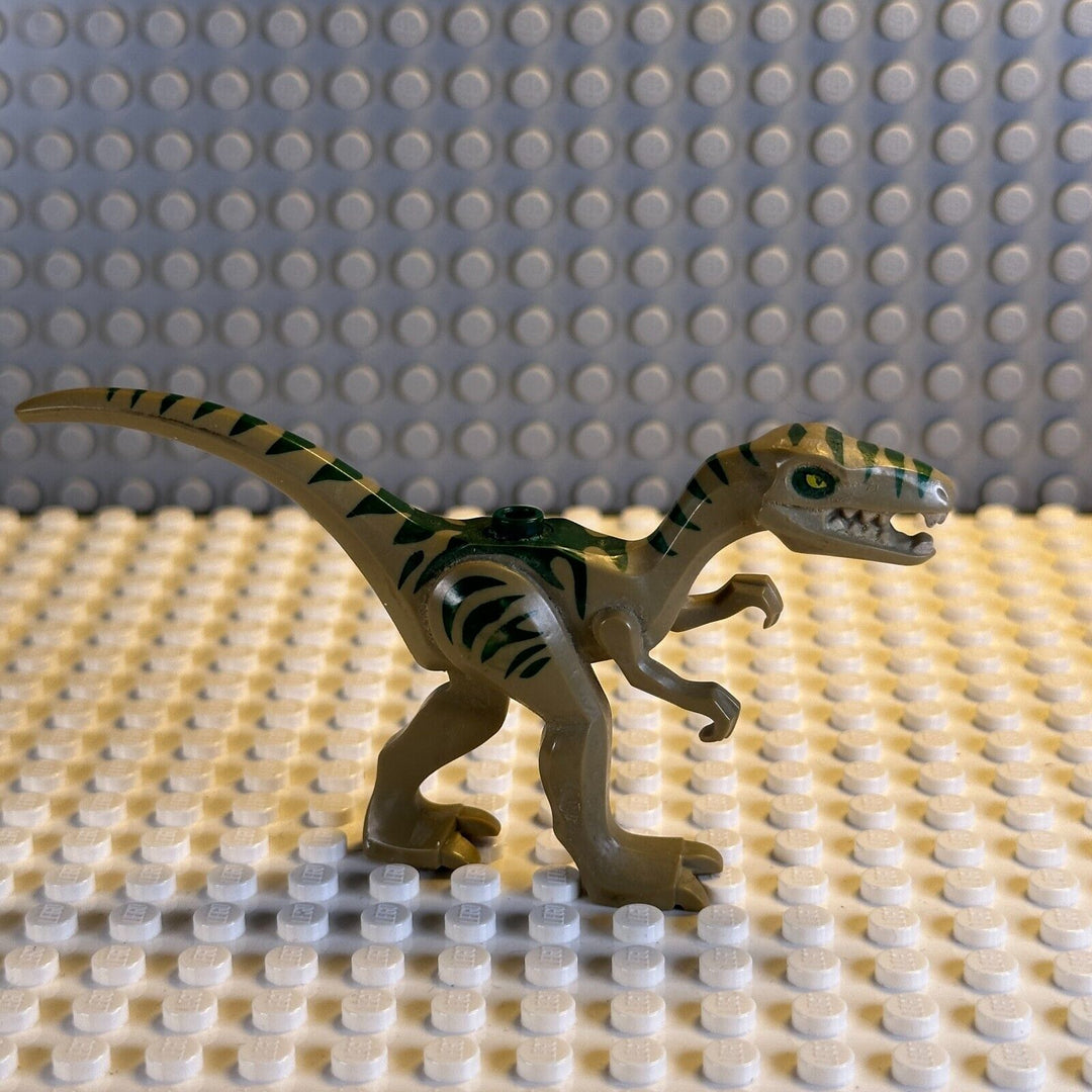 LEGO Minifigure Dinosaur Coelophysis with Dark Green Stripes 98166pb01