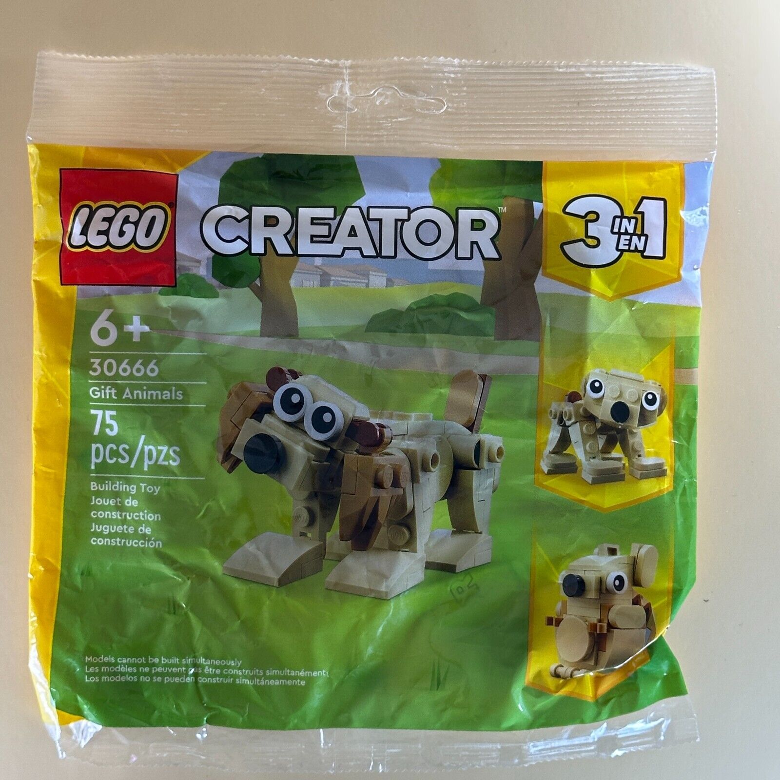 LEGO Creator Minifigure 3 in 1 Gift Animals - Polybag 30666