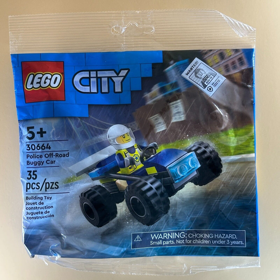 LEGO City Minifigure Police Off-Road Buggy Car - Polybag 30664