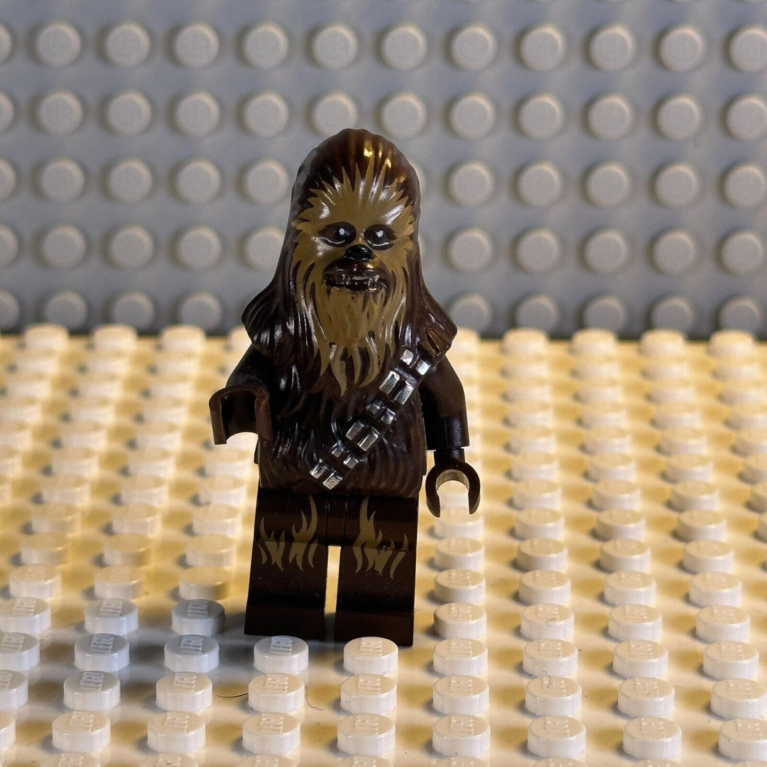 LEGO Minifigure Chewbacca - Medium Nougat Face Fur, Dark Tan Lego Fur sw1253