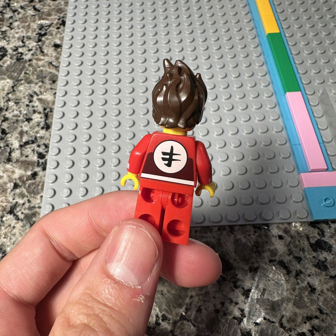 LEGO Minifigure Kai Ninjago Movie, Hair, Red Legs, and Jacket, Bandage njo327