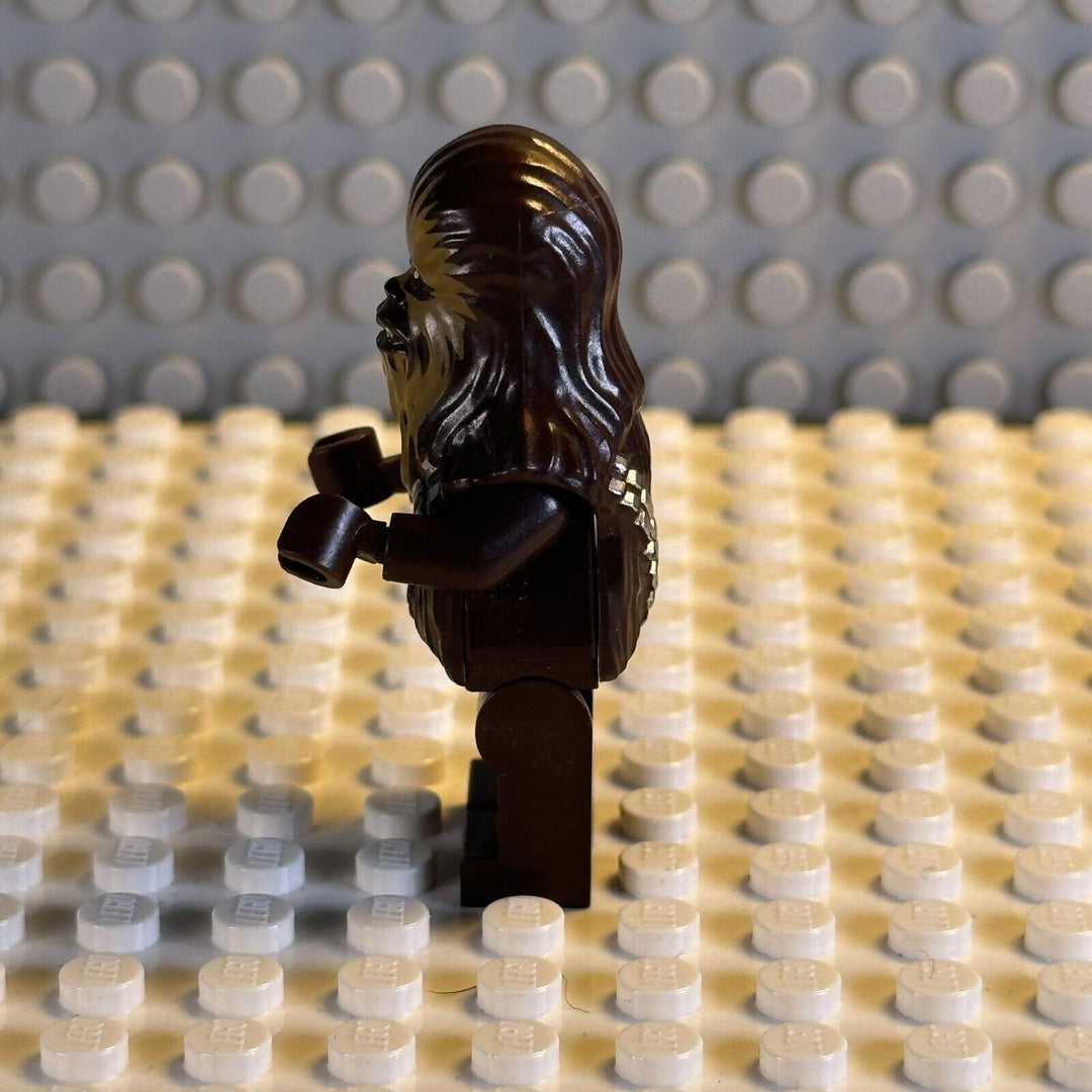 LEGO Minifigure Chewbacca - Medium Nougat Face Fur, Dark Tan Lego Fur sw1253