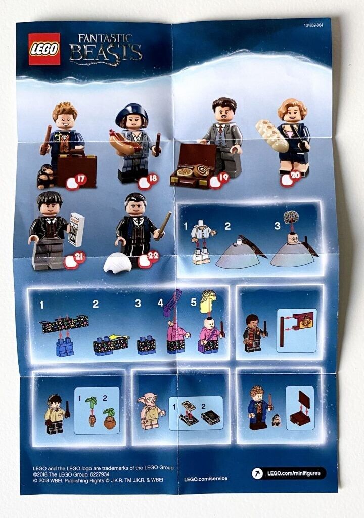 LEGO Harry Potter Series 1 Minifigures 71022 - Complete Set of 22