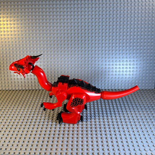 LEGO Castle Minifigure Red Dragon Big Fig, No Wings, Missing tail piece, 70403