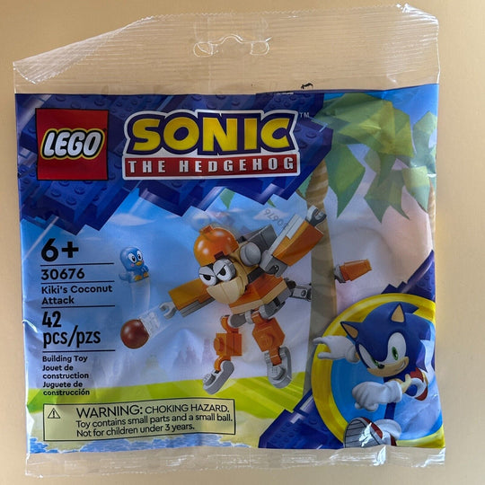 LEGO Sonic the Hedgehog Minifigure - Kiki's Coconut Attack.- Polybag 30676