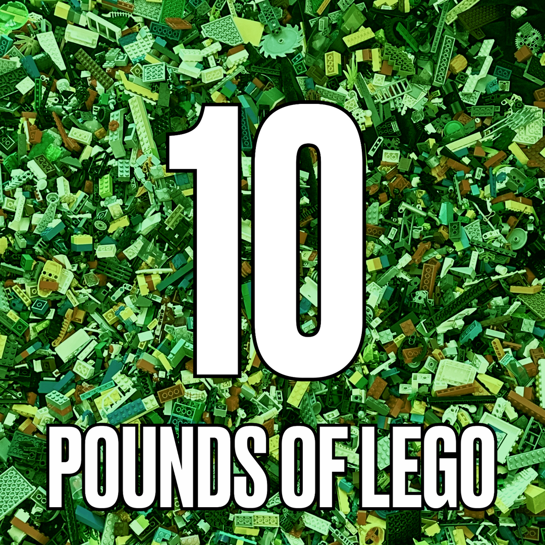 LEGO 10lbs of Fully Washed Mixed Pieces & Parts - Free Shipping!