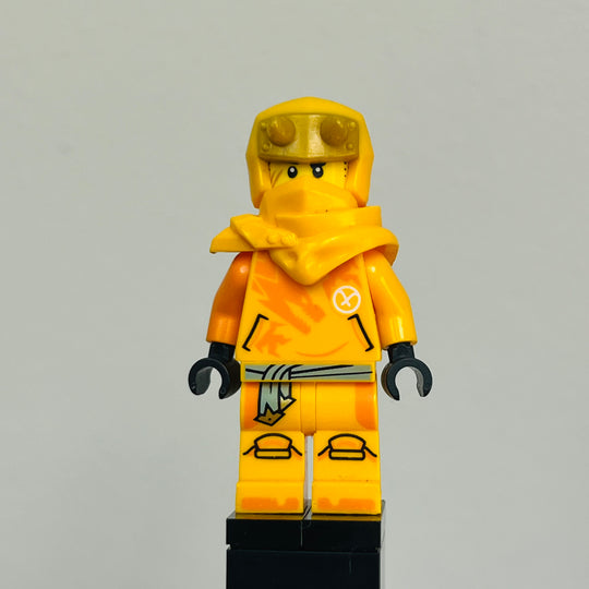 LEGO Ninjago Minifigure Arin- Shirt with Orange Dragon, Hood njo822
