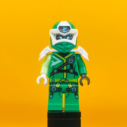 LEGO Ninjago Minifigure Lloyd - Digi Lloyd, White Shoulder Armor with Scabbard njo570