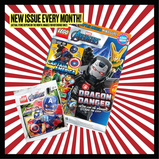 The Brickheads Box | LEGO® Superhero Legends Magazine Subscription - Free Shipping