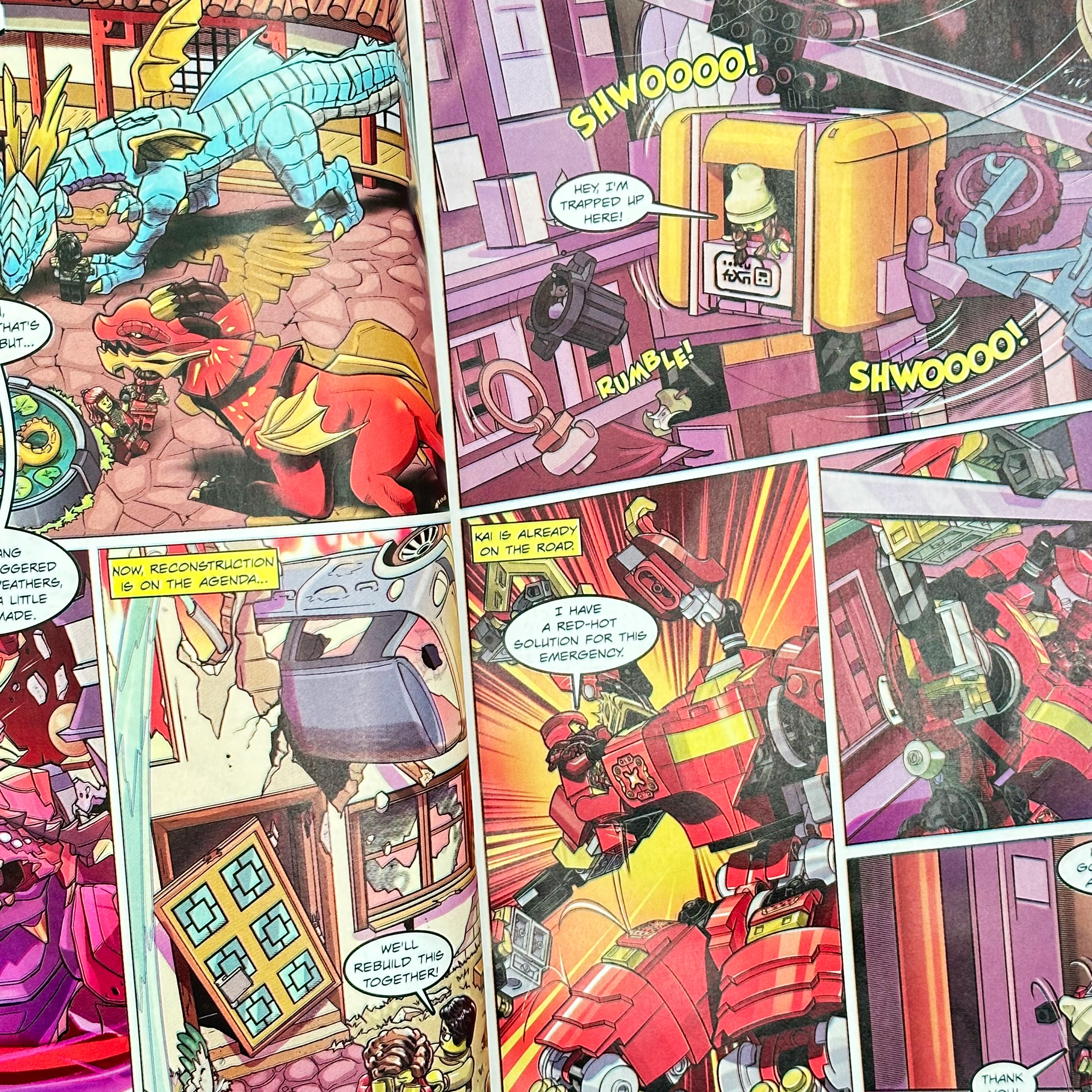 Comic pages from LEGO Ninjago Magazine Issue 132