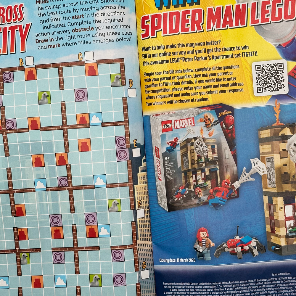 LEGO® Super Hero Legends Spider-Man Magazine Issue #19 (English)