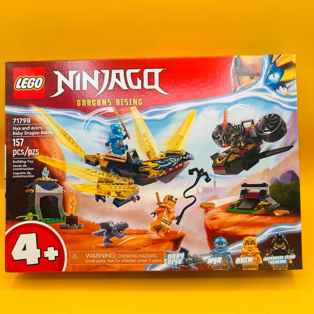 LEGO Ninjago: Nya and Arin’s Baby Dragon Battle Set (71798) Sealed in box