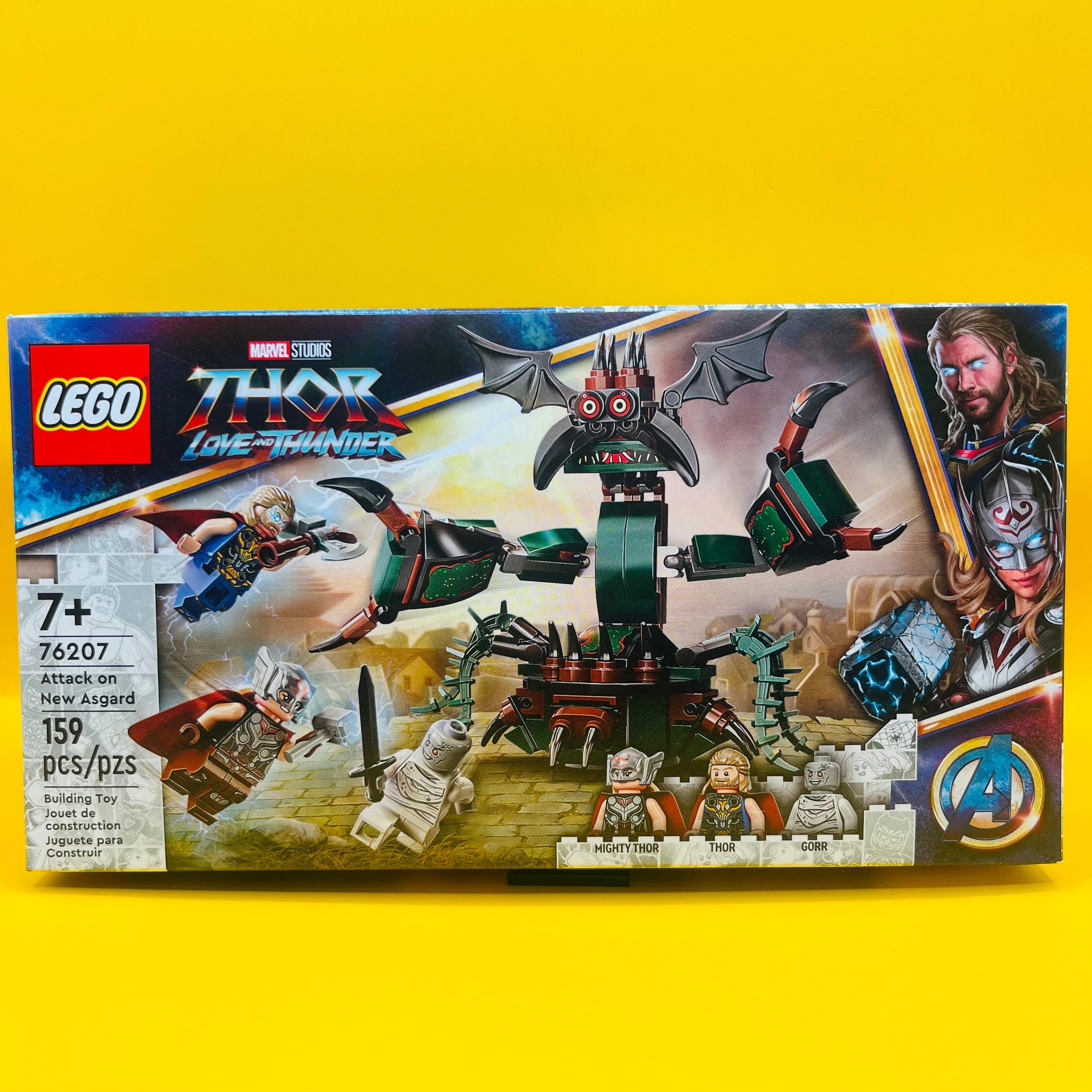 .^っ. т^ LEGO Marvel Thor: Love and Thunder, Attack on New Asgard Buildable