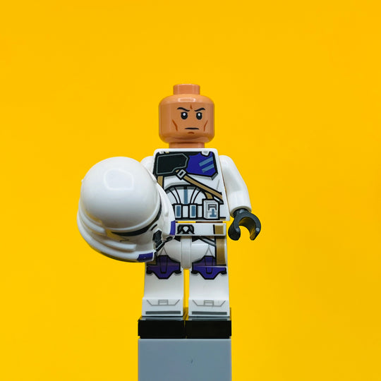 LEGO Star Wars Minifigure Clone Trooper Commander 187th Legion (Phase 2) Nougat Head - Sw1206