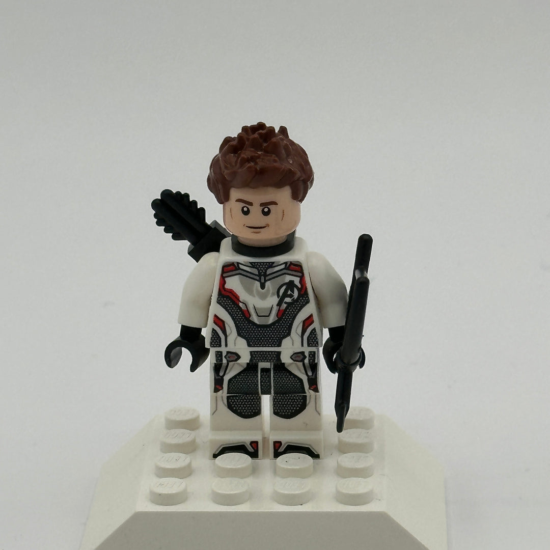 LEGO Marvel Super Heroes Minifigure Hawkeye - White Jumpsuit, Quiver sh0570