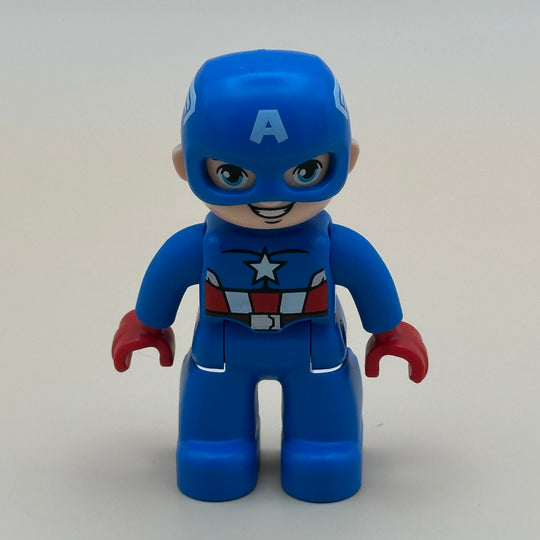 Lego Duplo Minifigure Duplo Figure Lego Ville, Captain America 47394pb281