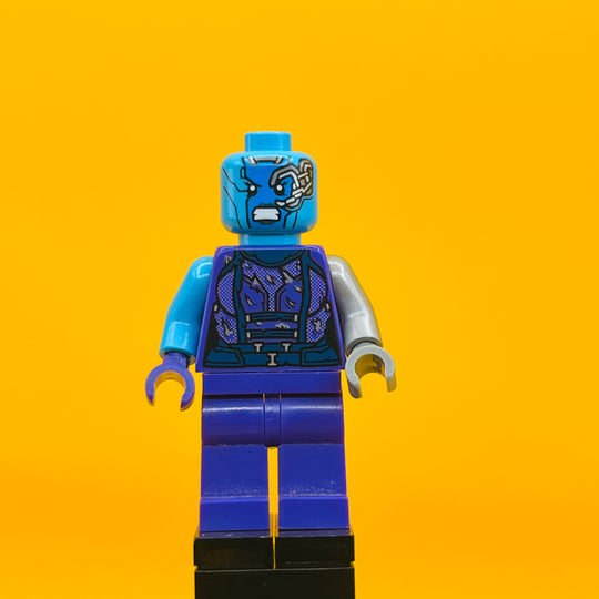 LEGO Marvel Super Heroes Minifigure Nebula - Dark Azure Head, Torn Outfit sh0386