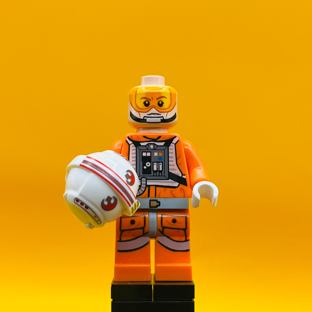 LEGO Star Wars Minifigure Luke Skywalker (Pilot, Printed Legs, Cheek Lines) sw0569